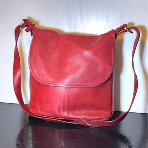 Vintage Leather Coach Bag